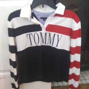 Long sleeve polo shirt